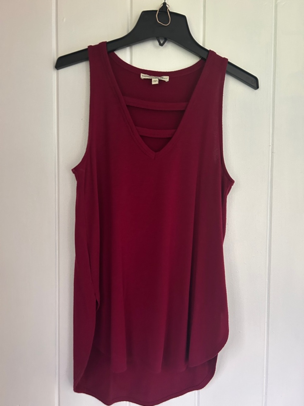 Express One Eleven Strappy V-Neck Tank